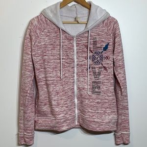 Like new Roper zip‎ up fleece lined hooded jacket